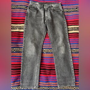 Men’s Levi’s 31x32 551 Z Authentic Straight Fit denim washed black